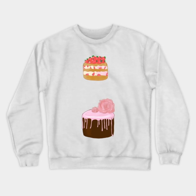 Cute cakes Crewneck Sweatshirt by Carriefamous